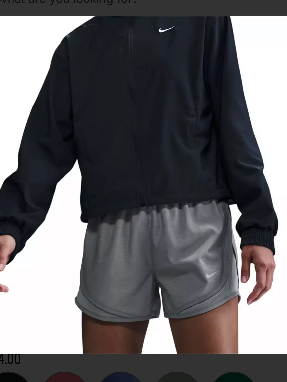 Nike Tempo Light Grey Women's Running Shorts